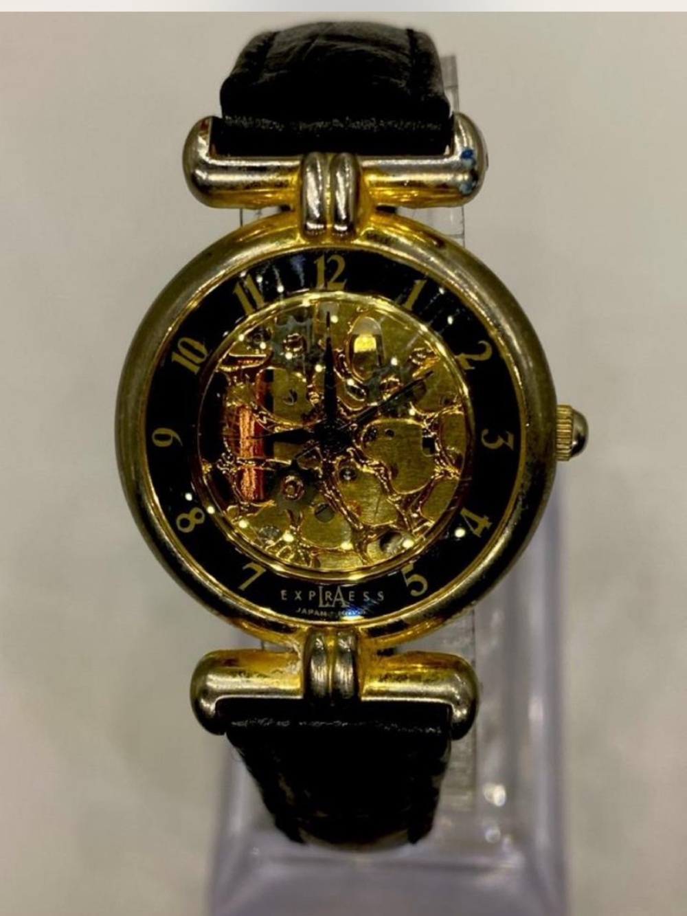 Express *** Ladies ^^^ Skeleton watch *^* Goldtone Hardwear *^*